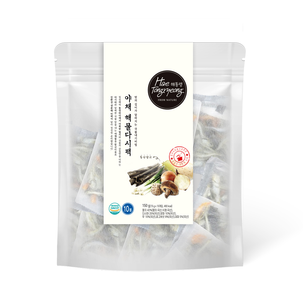 해통령 야채해물다시팩
